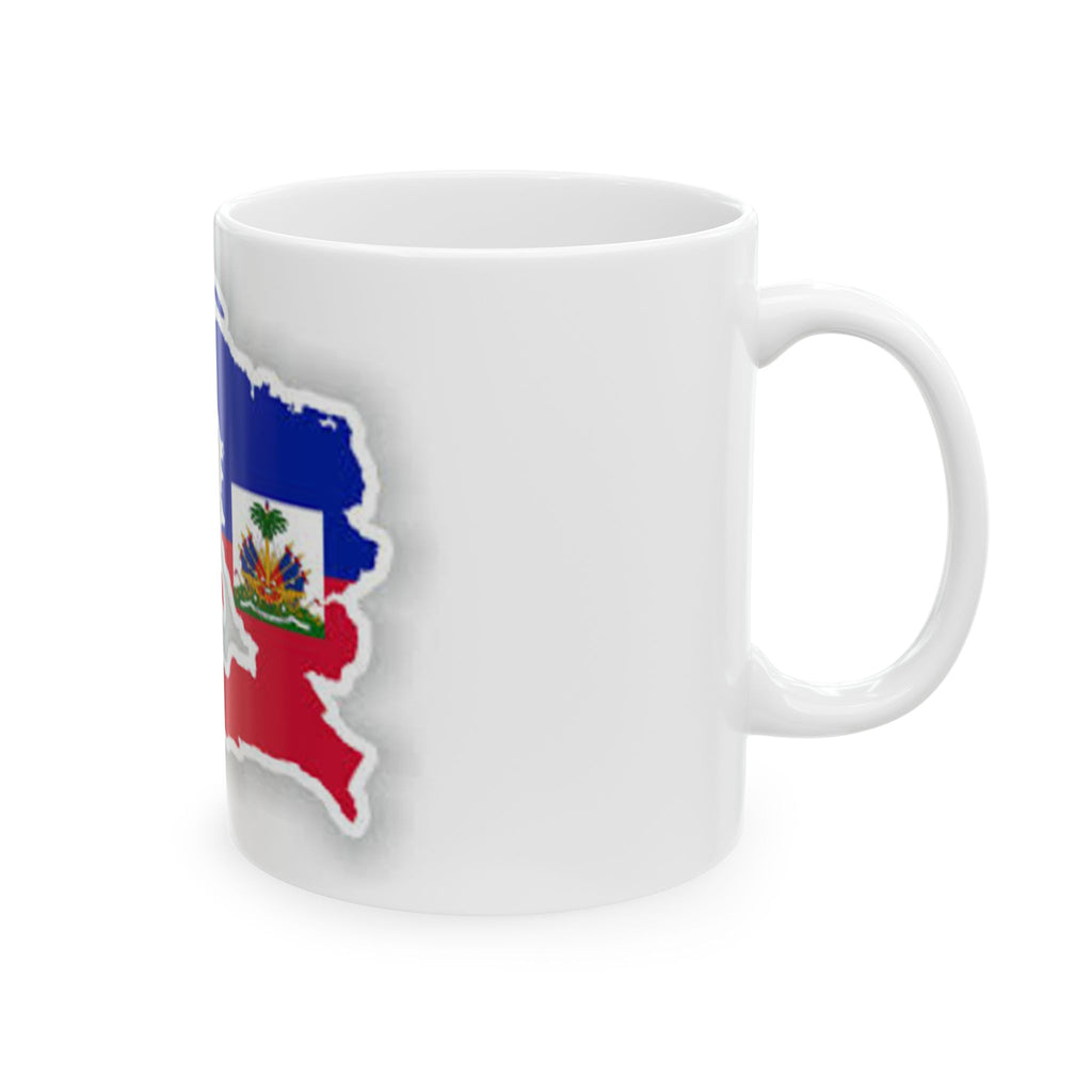 Haiti Flag Map Ceramic Mug – Haitian Pride Coffee Cup (11oz & 15oz)