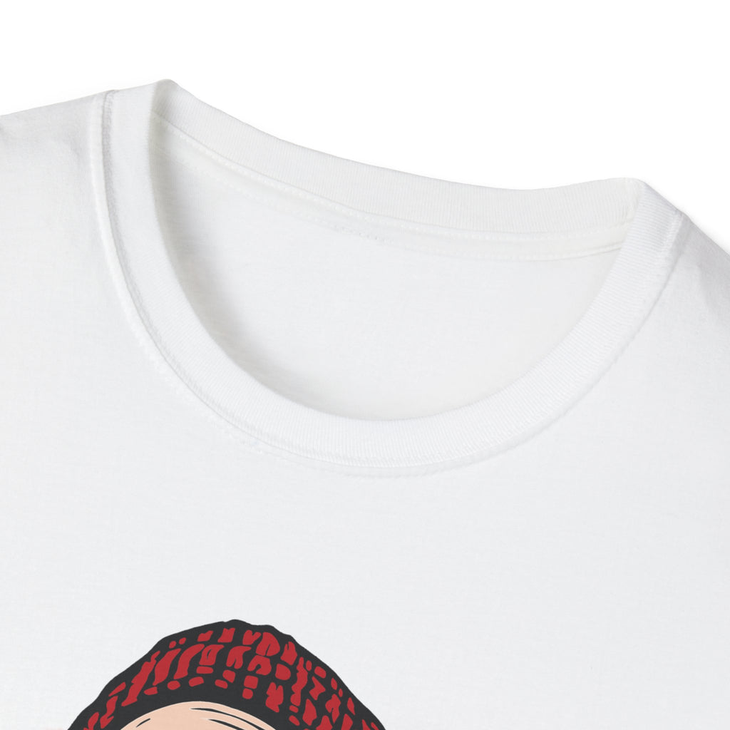 Graphic T-Shirt — 'Born to Win' Beanie Portrait Tee