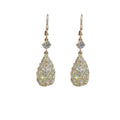 Super Flash Diamond-encrusted Water Drop Earrings Niche