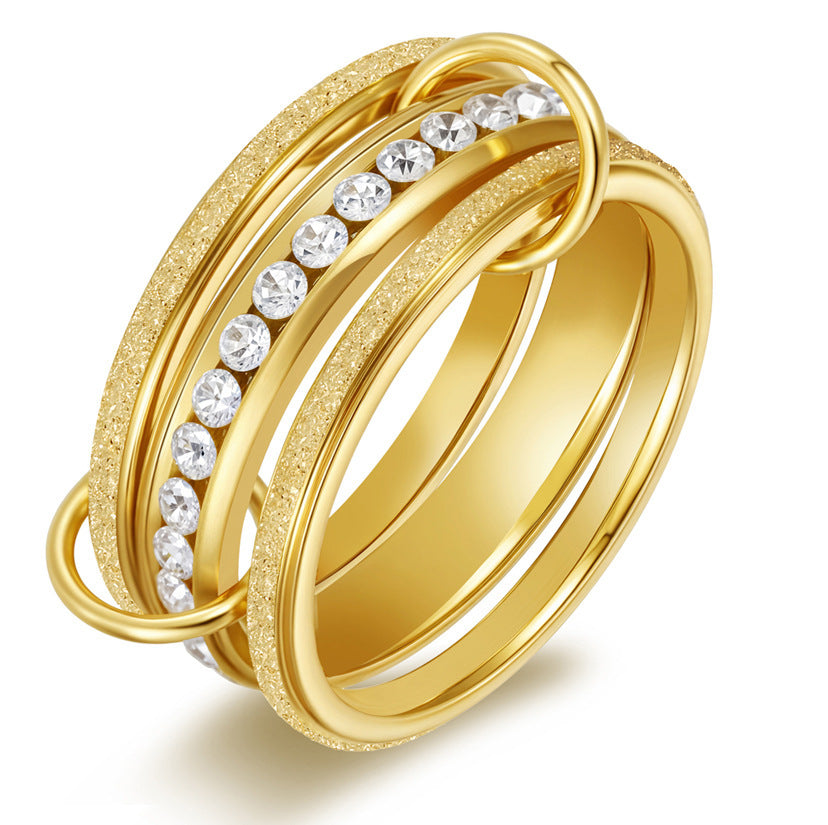 Fashion Simple Stainless Steel Ring